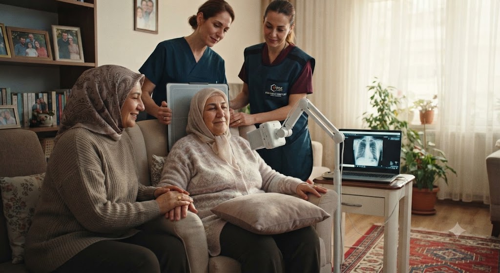 Huzurlu çekim anı